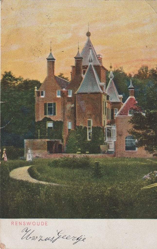 ansichtkaart Renswoude, Ophalen of Verzenden, Voor 1920, Gelopen, Noord-Brabant