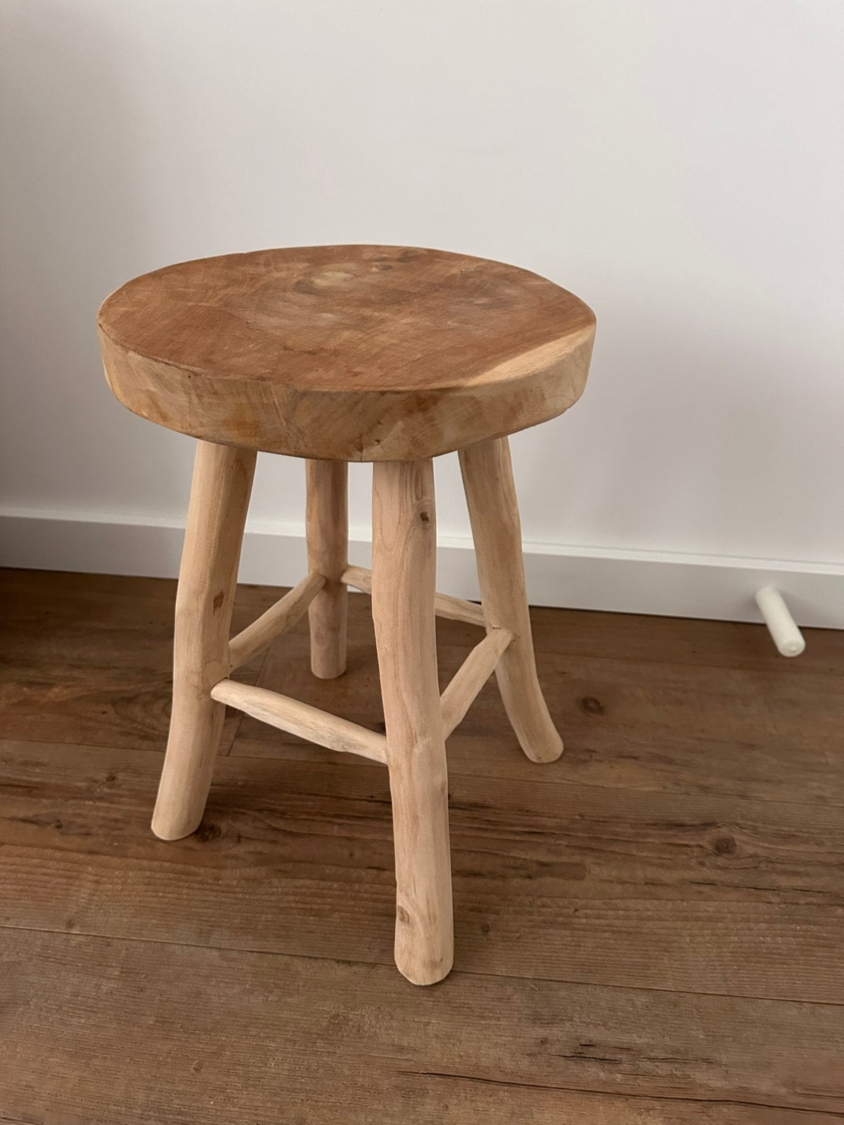 TEAK HOUTEN KRUK /TAFEL €20,00, Ophalen of Verzenden, Zo goed als nieuw, Hout