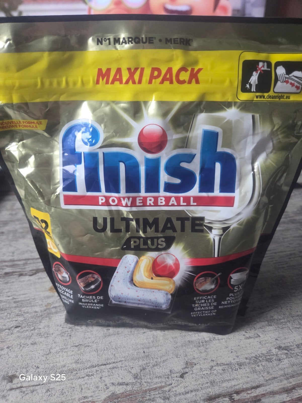 Finish Powerball Ultimate Plus Maxi Pack vaatwastabletten, Ophalen, Nieuw