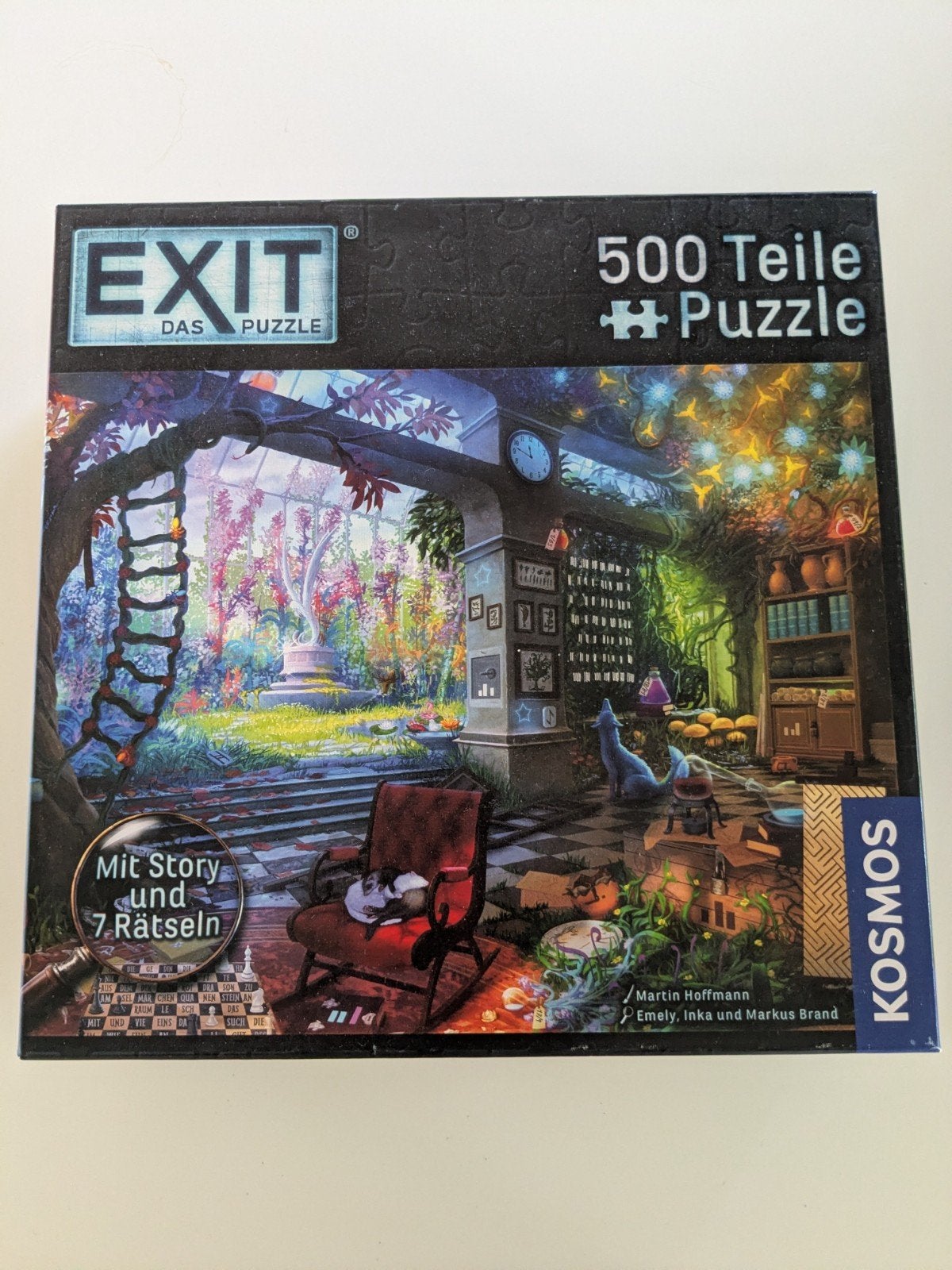 EXIT Das Puzzle: Das verborgene Atelier (500 stukjes), Ophalen of Verzenden, 500 t/m 1500 stukjes, Zo goed als nieuw, Legpuzzel