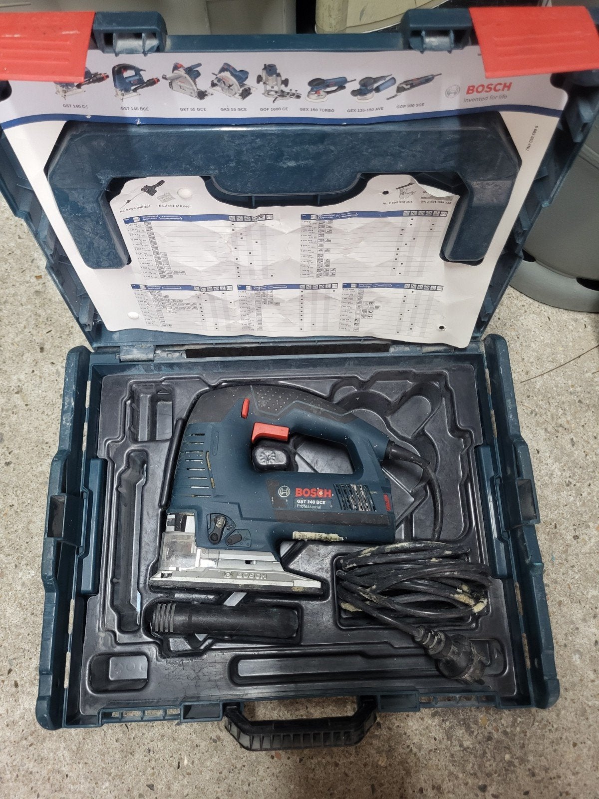 Bosch GST140 BCE Professional Decoupeerzaag incl koffer, Gebruikt, Decoupeerzaag, 600 tot 1200 watt, Ophalen of Verzenden