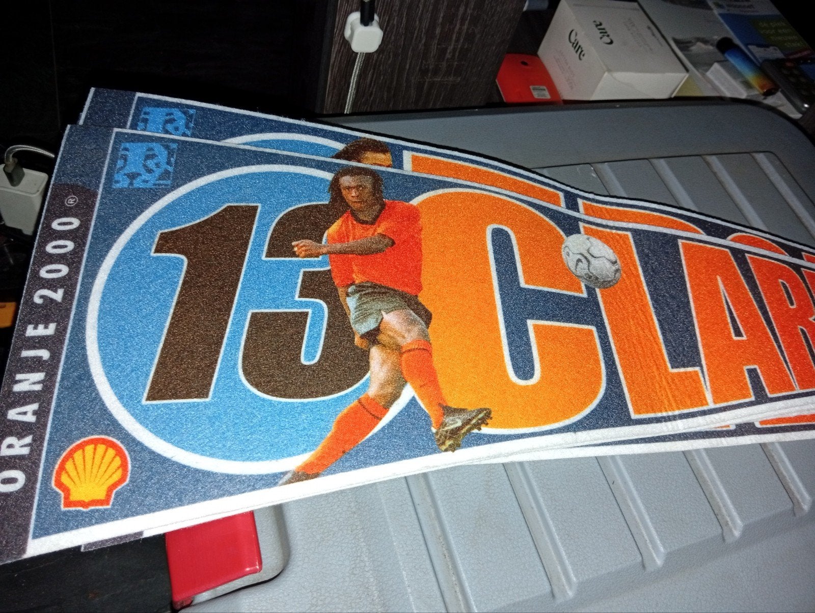 Clarence Seedorf Oranje 2000 Shell Voetbal Sjaal, Ophalen of Verzenden