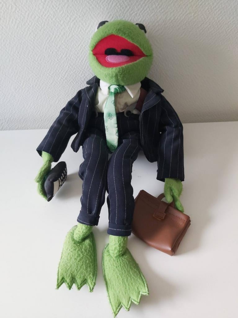 Muppet kermit de kikker jim Henson, Verzamelen, Poppetjes en Figuurtjes, Zo goed als nieuw, Ophalen of Verzenden