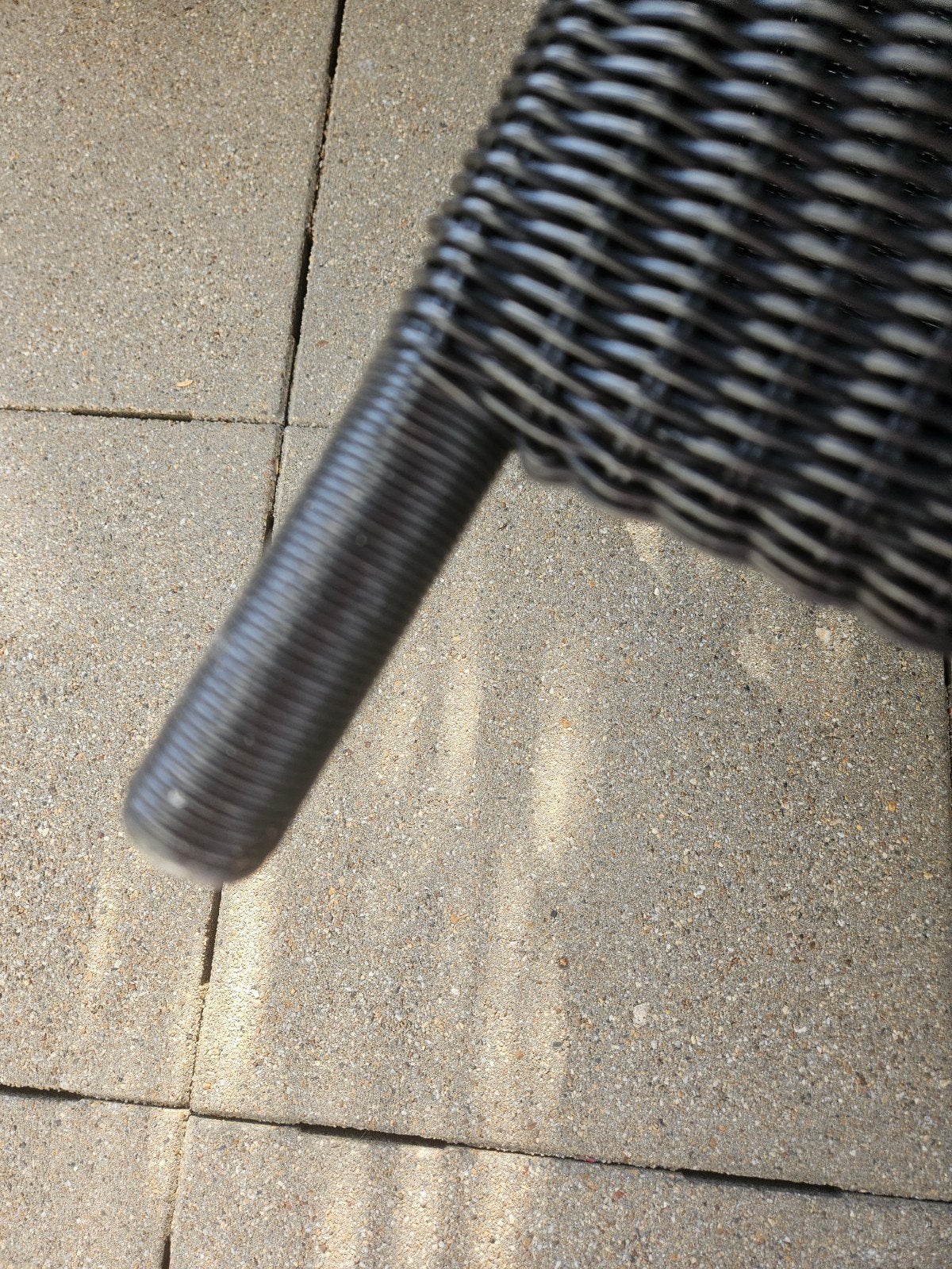 2 x Borek Wicker Tuinstoel met Kussen - Zo goed als nieuw, Ophalen of Verzenden, Zo goed als nieuw, Wicker