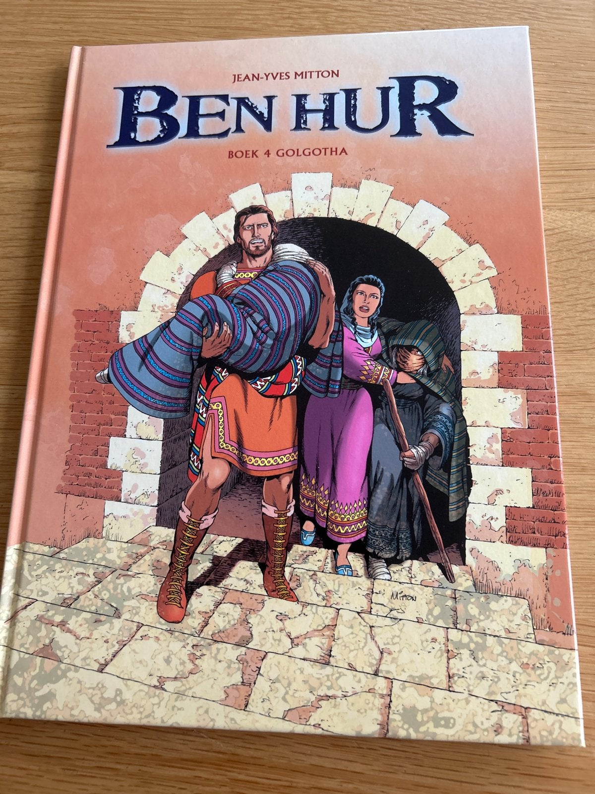 Ben Hur Boek 4 Golgotha - Eerste Druk Hardcover, Eén stripboek, Ophalen of Verzenden, Zo goed als nieuw