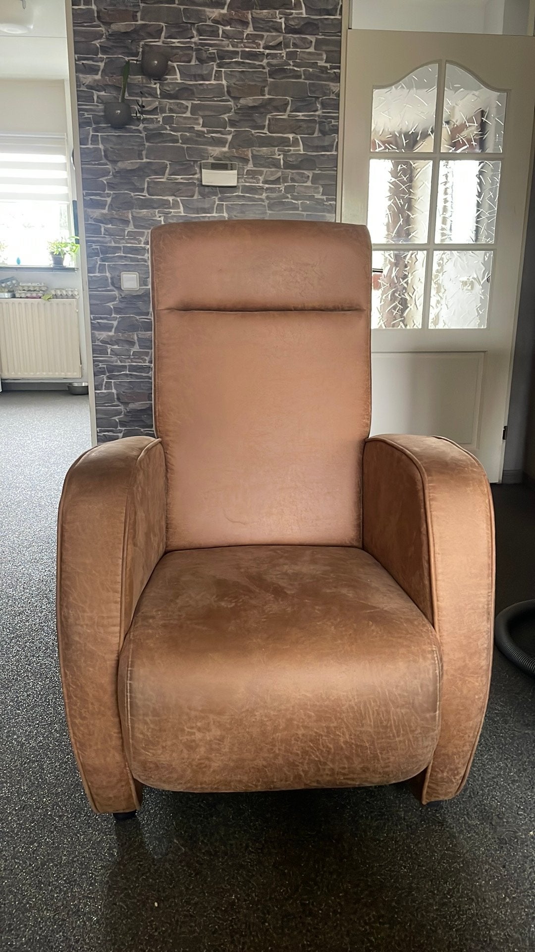 Stoel, Huis en Inrichting, Ophalen, Gebruikt, Bruin, Eén