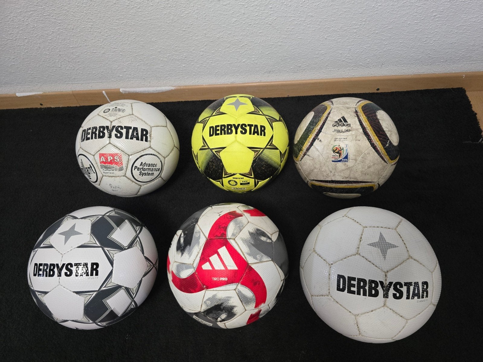 partij voetbalballen 6x, Ophalen, Gebruikt, Bal