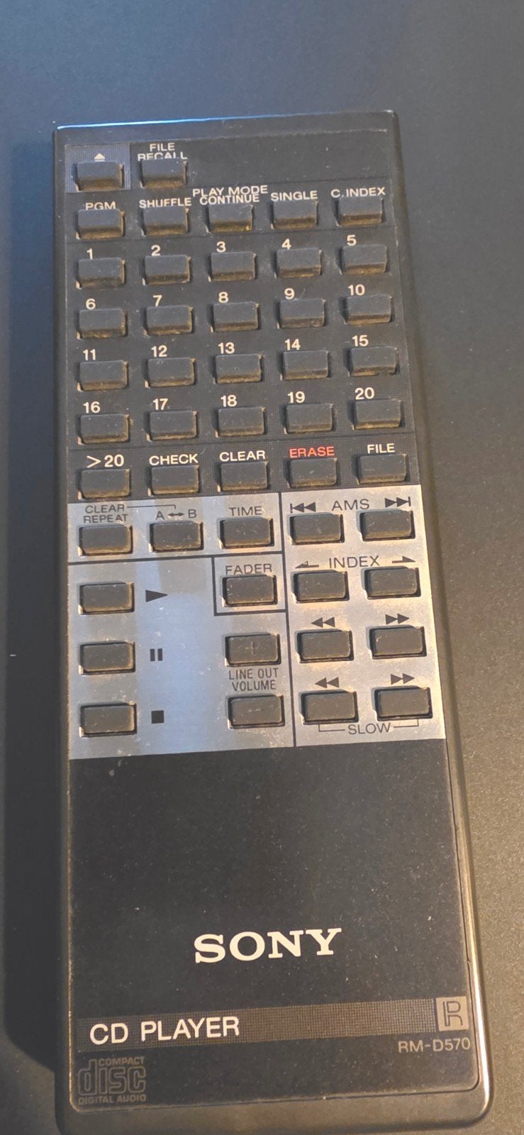 Sony RM-D570 Sony ESD series, Ophalen, Zo goed als nieuw