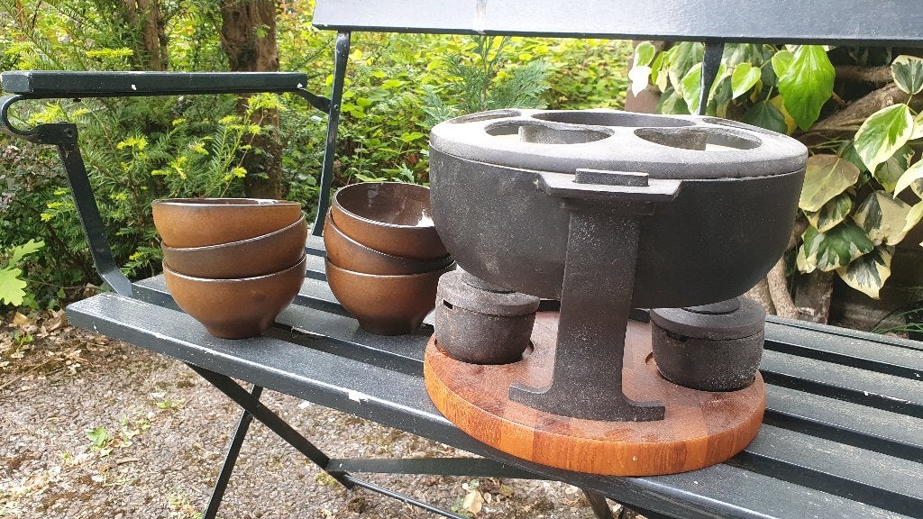 Danske Fondueset, Ophalen, Zo goed als nieuw, Brander, Fondueset