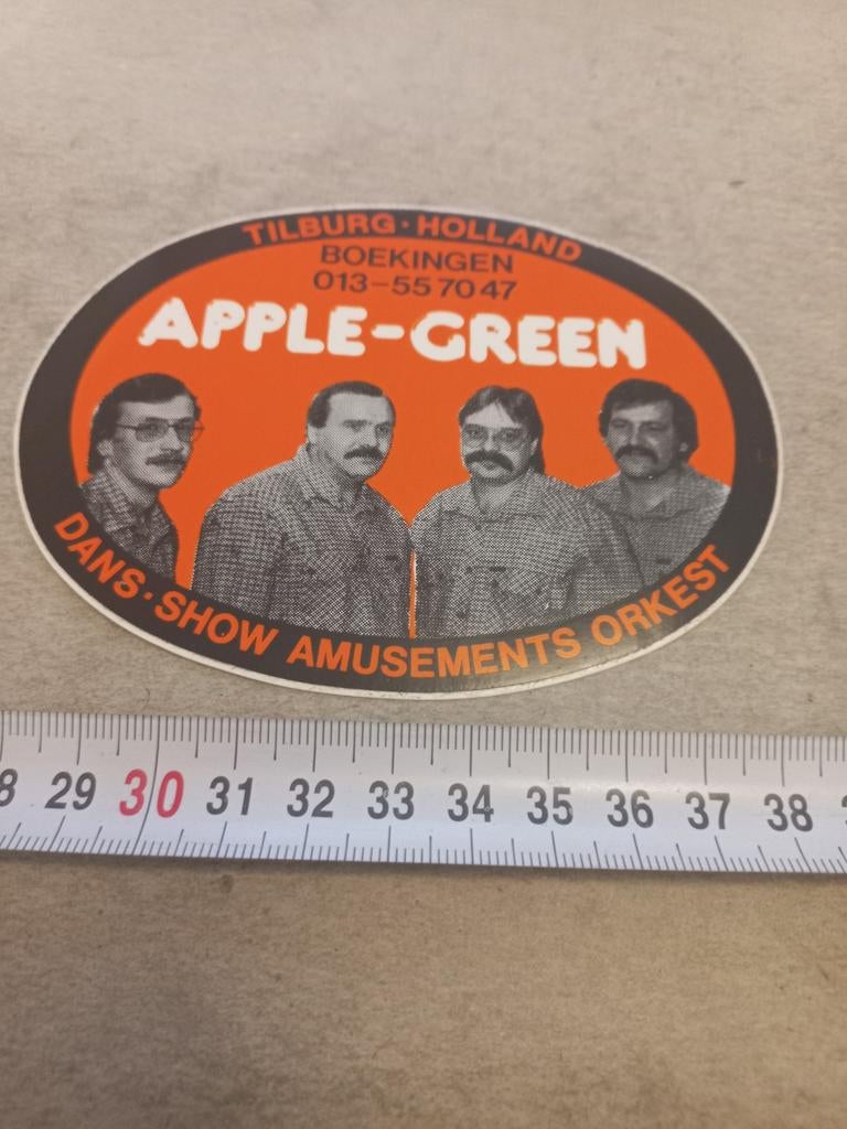 Orkest apple green tilburg, Verzamelen, Stickers, Ophalen of Verzenden, Zo goed als nieuw