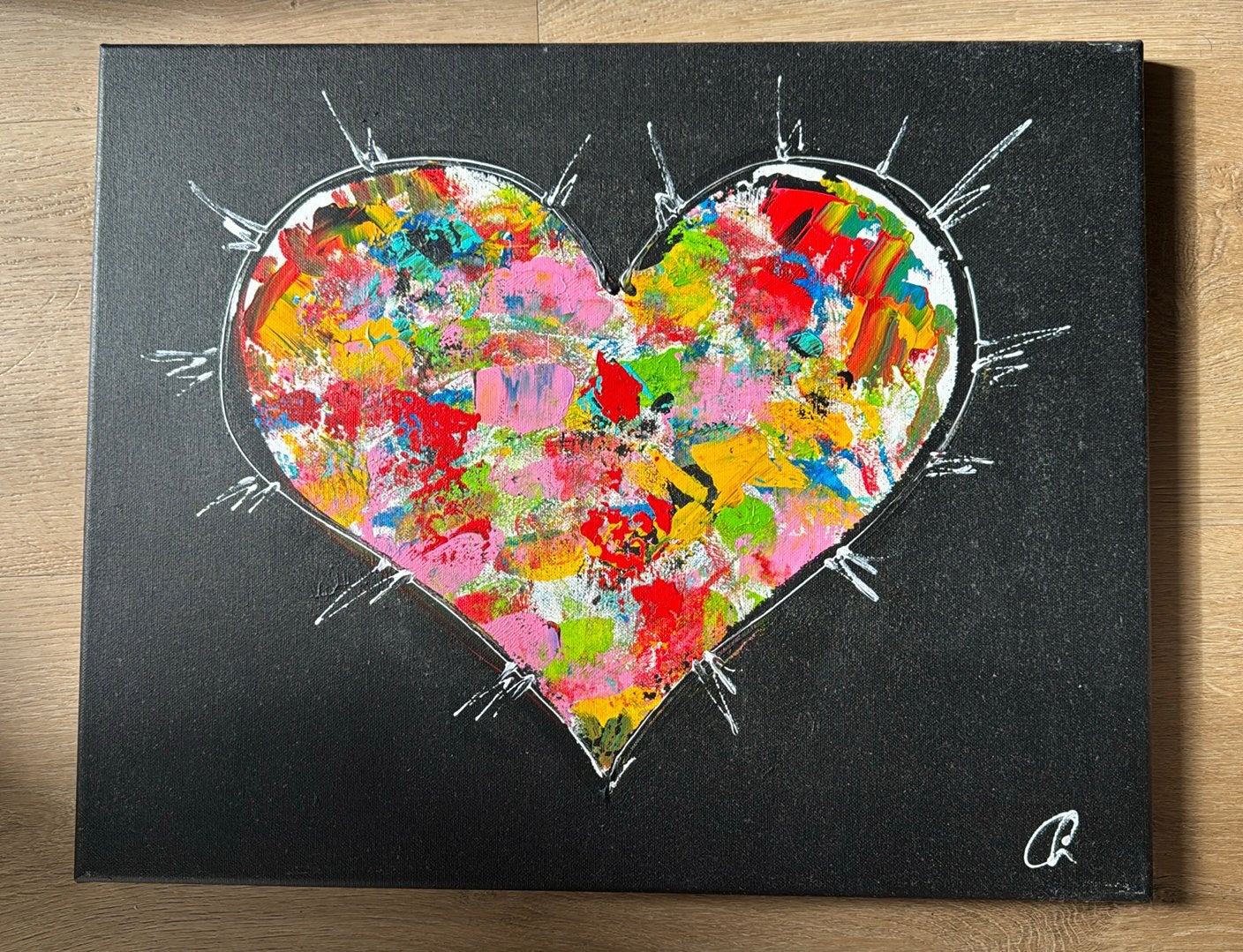 Corrie Leushuis hartewens, Antiek en Kunst, Ophalen of Verzenden