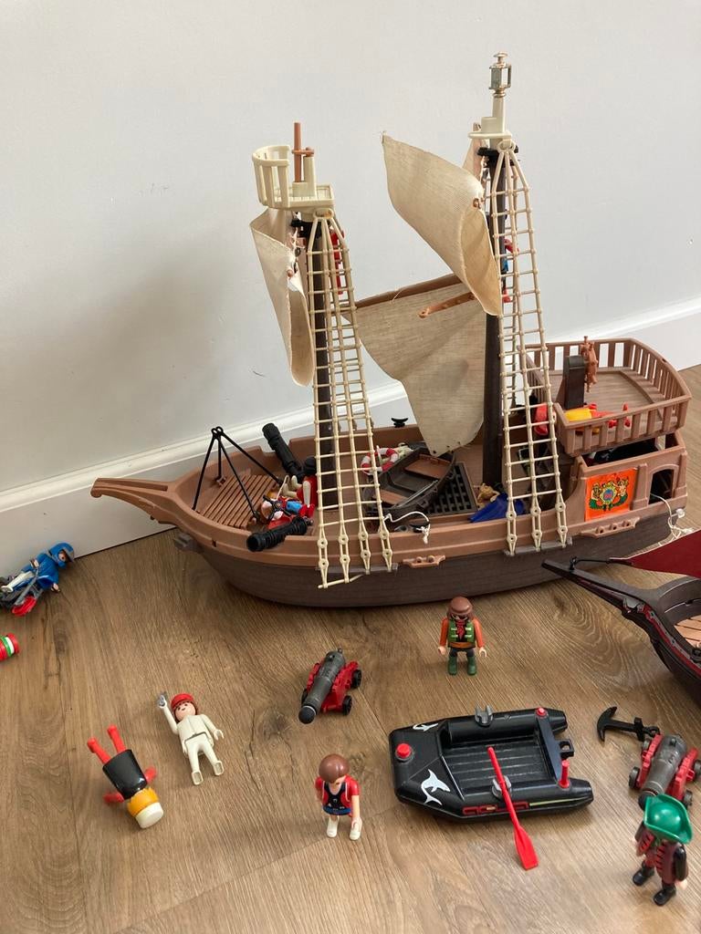 Piratenschip playmobil, Kinderen en Baby's, Speelgoed | Playmobil, Ophalen of Verzenden, Zo goed als nieuw