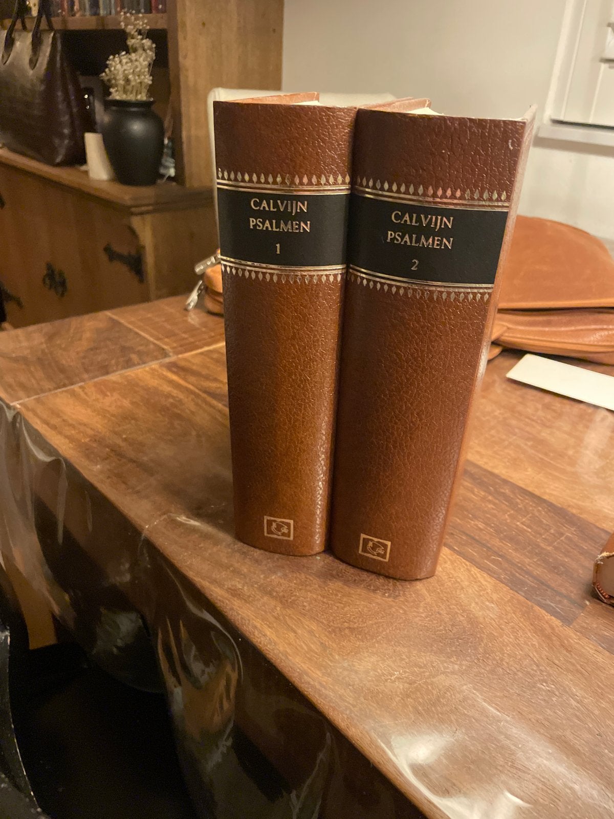 Calvijn Psalmen: Bijbelverklaring deel 1 & 2 (1972), Boeken, Ophalen of Verzenden, Zo goed als nieuw, Christendom | Protestants