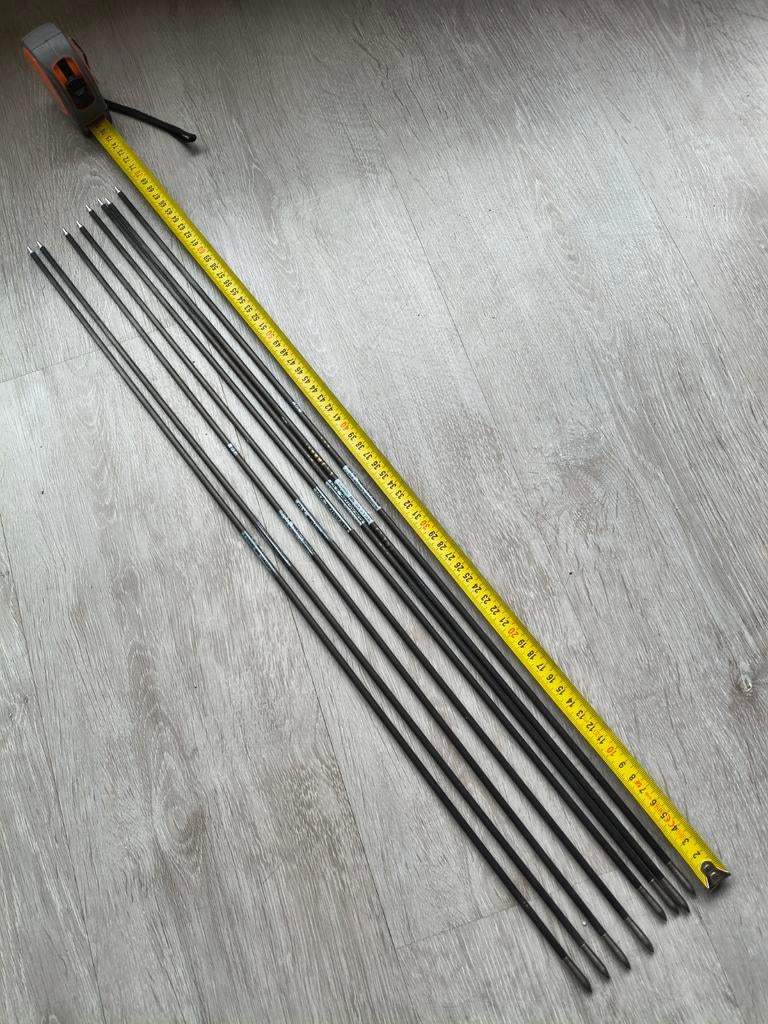 8x Easton X10 spine 500 pijlen 71cm, Ophalen of Verzenden, Gebruikt, Pijlen