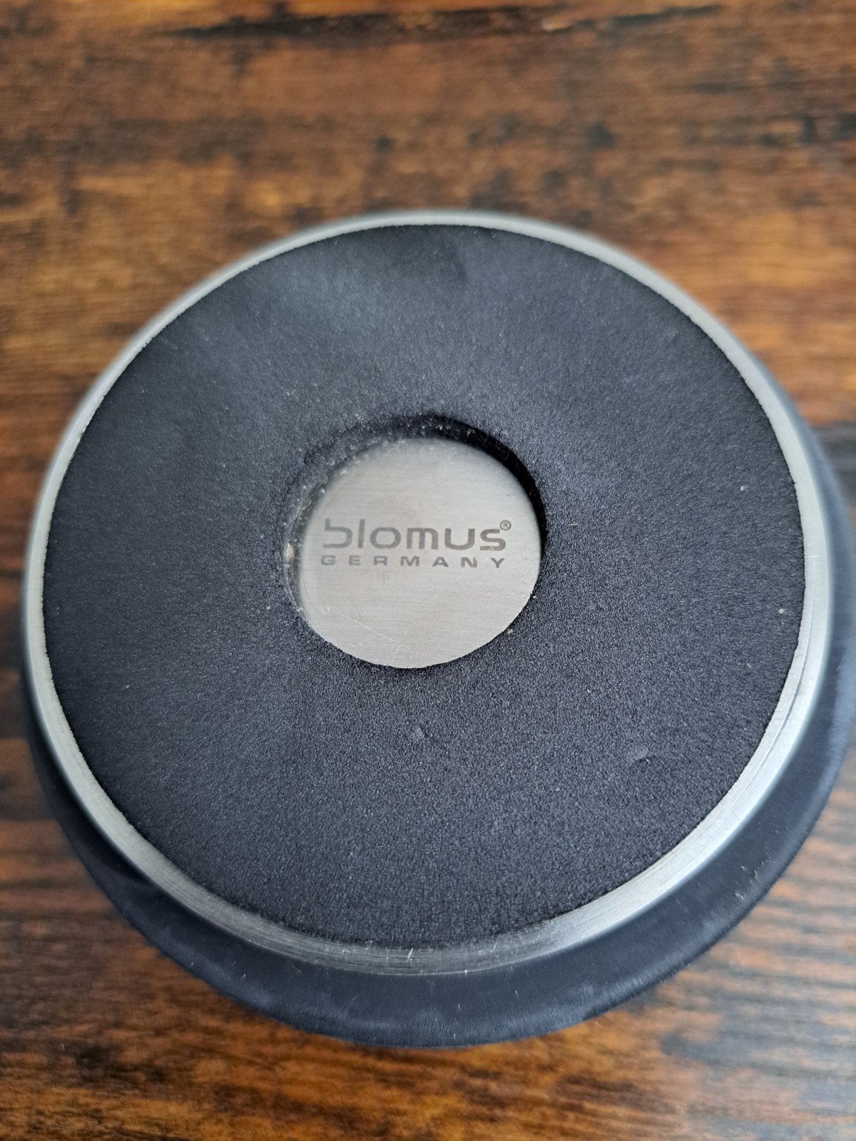 Blomus onderzetter RVS/rubber, Overige typen, Zilver, Ophalen of Verzenden, Zo goed als nieuw