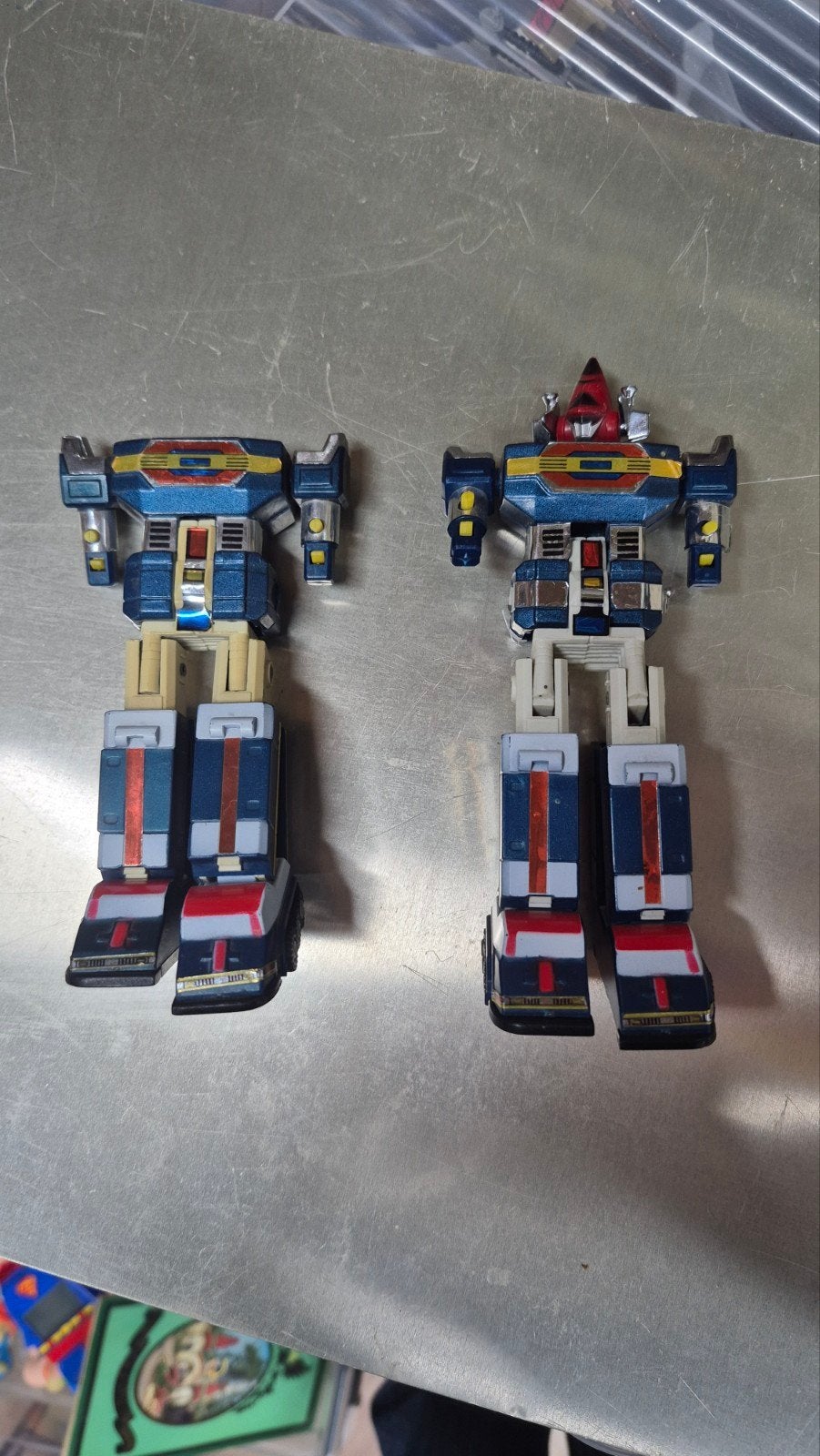 Vintage Robot Speelgoed - Set van 2, Ophalen of Verzenden, Gebruikt