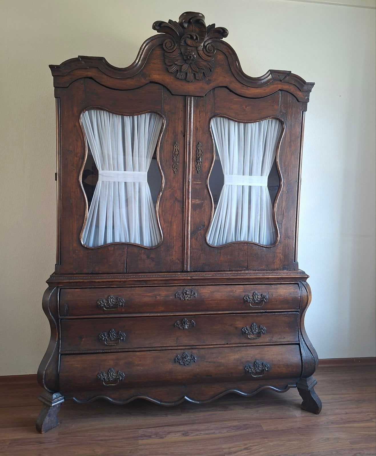 Eyecatcher! Groot Antiek Barok Kabinet, Antiek en Kunst, Antiek | Meubels | Kasten, Ophalen