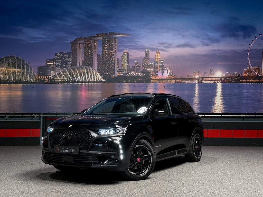 DS 7 Crossback E-Tense Performance Line |Trekhaak|Panorama|M, Auto's, DS, 4 cilinders, Zwart, Origineel Nederlands, Bedrijf