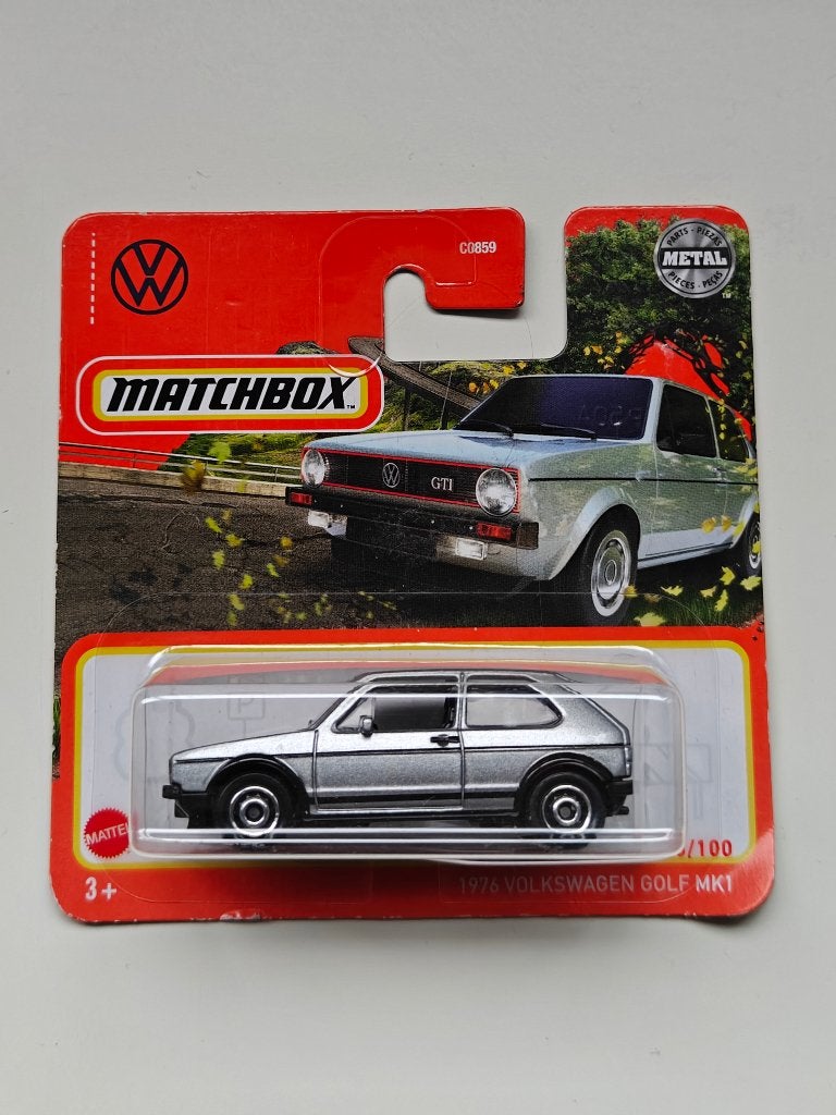 Matchbox 1976 Volkswagen Golf MK1 GTI Grijs Zilver VW, Ophalen of Verzenden, Nieuw, Auto