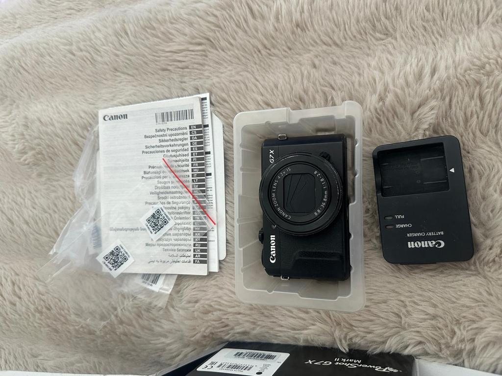 Canon powershot g7x mark ii, Ophalen of Verzenden, Zo goed als nieuw, Canon