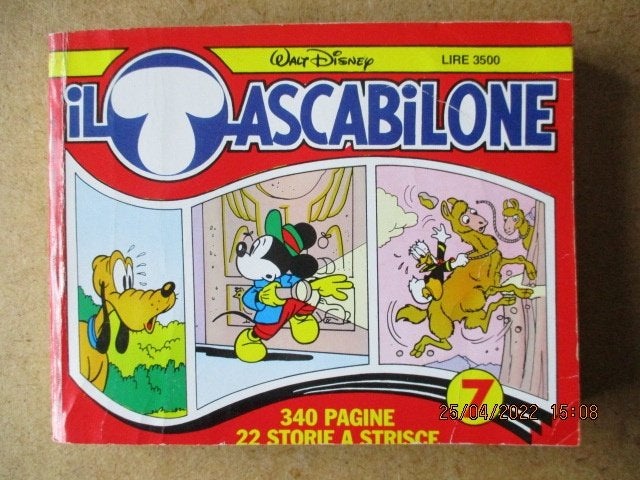 adv6395 il tascabilone 7 italiaans disney, Boeken, Eén stripboek, Ophalen, Gelezen