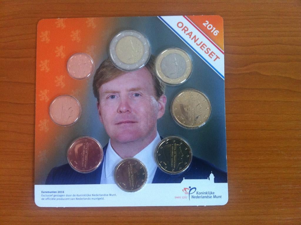 (M-13) Oranjeset Nederland UNC 2016, Ophalen of Verzenden, Koningin Beatrix, Euro's, Setje