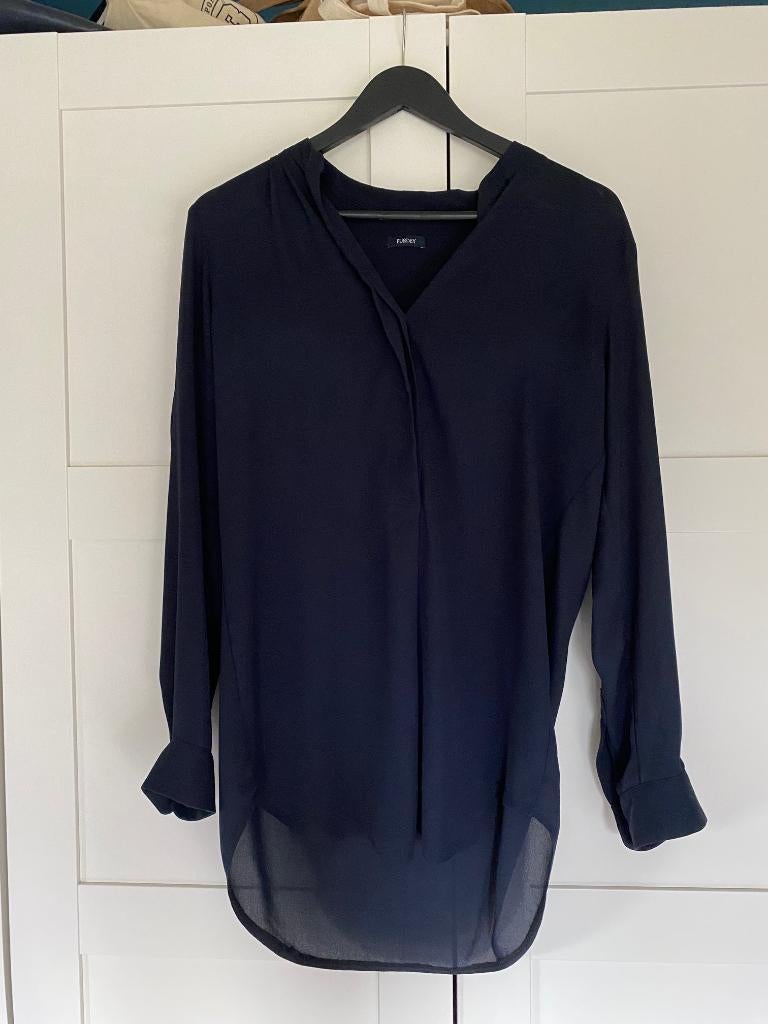 Purdey blouse navy blauw, mt 38 in prima staat, Ophalen of Verzenden, Zo goed als nieuw, Maat 38/40 (M), Blauw
