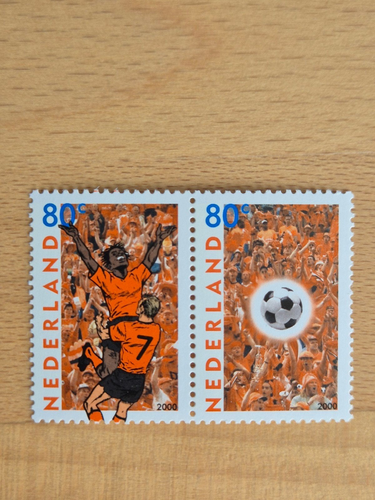 Nederland 2000 voetbal, Ophalen of Verzenden, Na 1940, Postfris