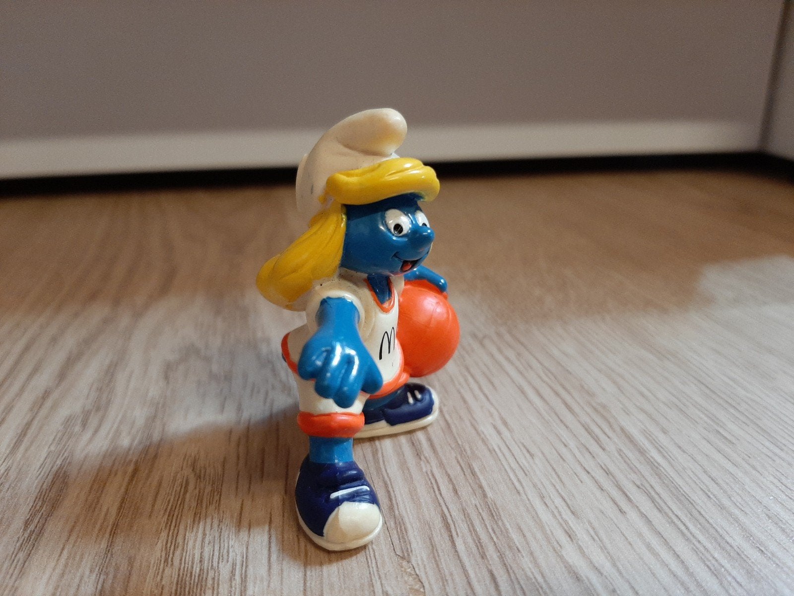 Mcdonalds smurfin basketbal De Smurfen, Verzamelen, Smurfen, Ophalen of Verzenden
