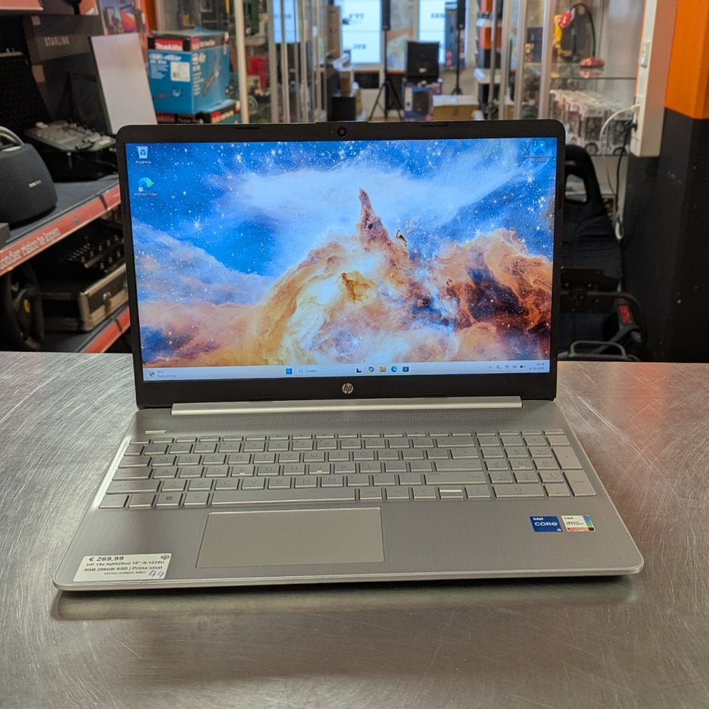 HP 15s-fq5829nd 15" i5-1235U 8GB 256GB SSD | Prima staat, HP, Zo goed als nieuw, Support@hp.com, 1501 Page Mill Road
Palo Alto, CA 94304
USA