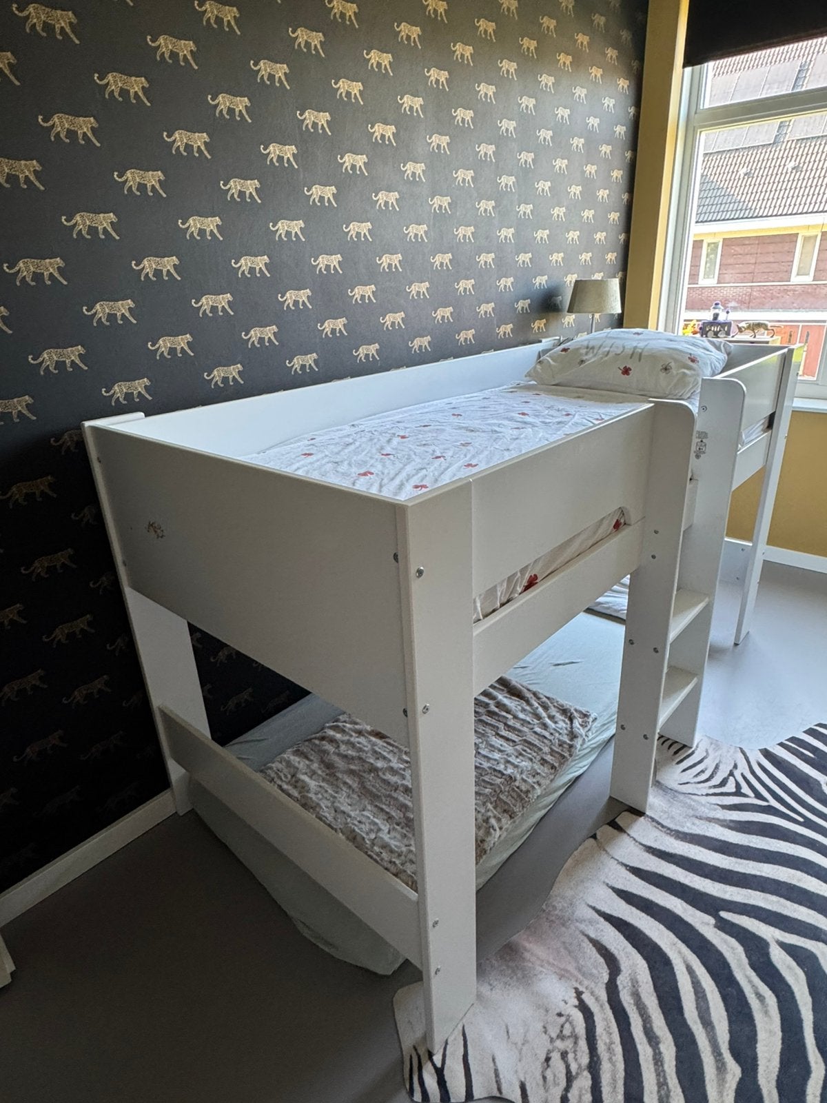 Half hoogslaper wit 90x200, Ophalen, Gebruikt, Halfhoogslaper