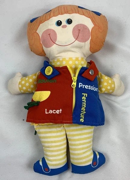 Playskool Dressy Bessy Stoffen Pop Vintage 1983