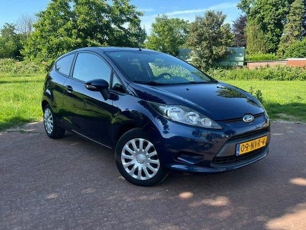 Ford Fiesta 1.25 44KW 3DR 2010 Blauw, Voorwielaandrijving, Stof, 4 cilinders, Origineel Nederlands