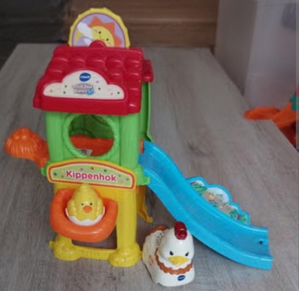 VTech Zoef Zoef Dieren Kippenhok met kip, Ophalen, Gebruikt, 6 maanden tot 2 jaar