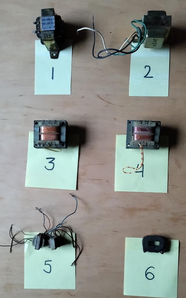 Diverse trafo's, zie omschrijving, Hobby en Vrije tijd, Elektronica-componenten, Ophalen of Verzenden, Gebruikt