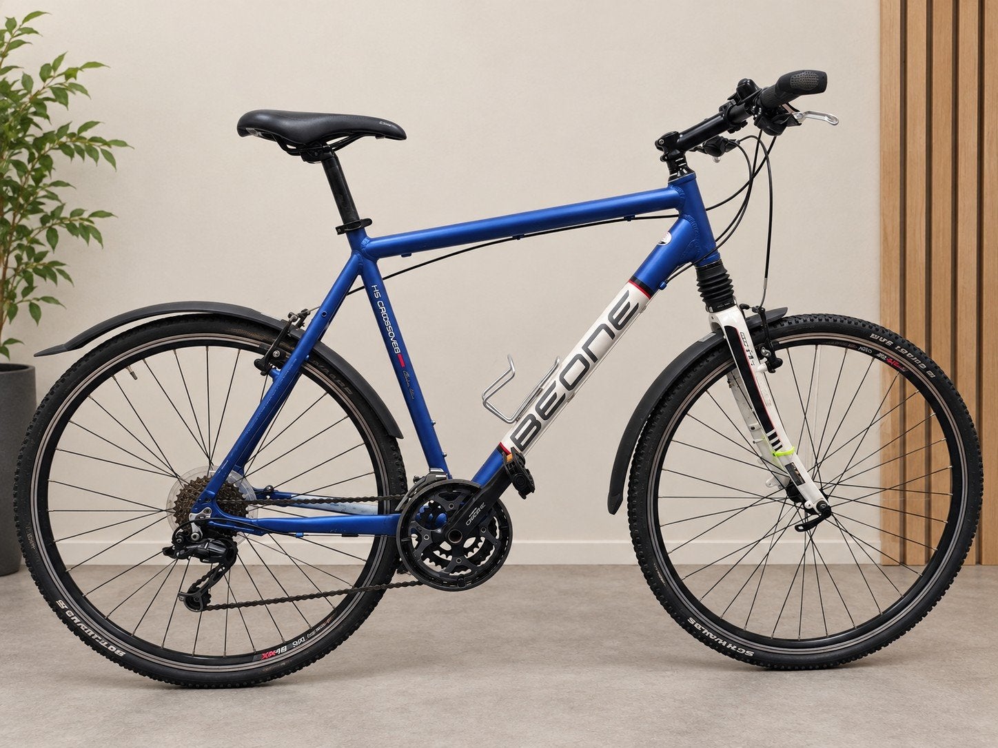 Beone Deore 27 versnellingen i.z.g.s factuur +garantie 59cm, 28 inch, Vering, Velgrem, Zo goed als nieuw