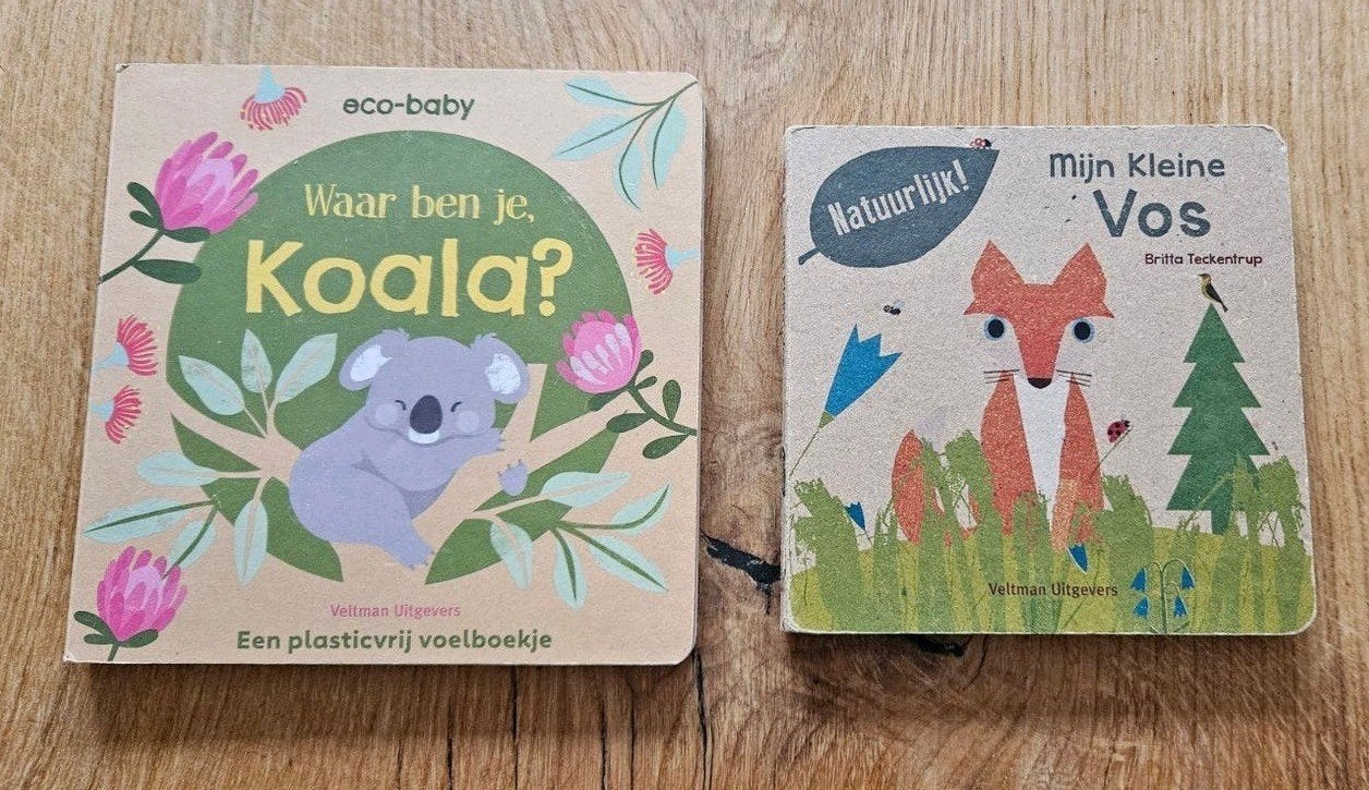 2 ecoboekjes: Waar ben je, Koala? & Mijn kleine vos, Gelezen, Ophalen of Verzenden, Rachael Hare, Britta Teckentrup, Uitklap-, Voel- of Ontdekboek