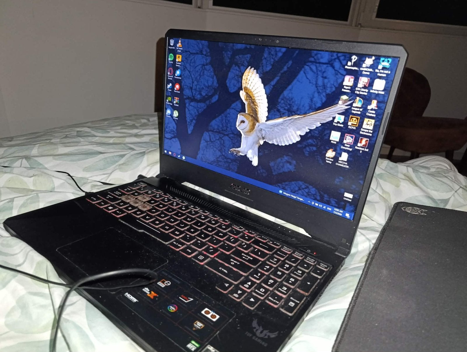 ASUS TUF Gaming Laptop RTX 2060, Met videokaart, 2 tot 3 Ghz, 8 GB, Ophalen of Verzenden
