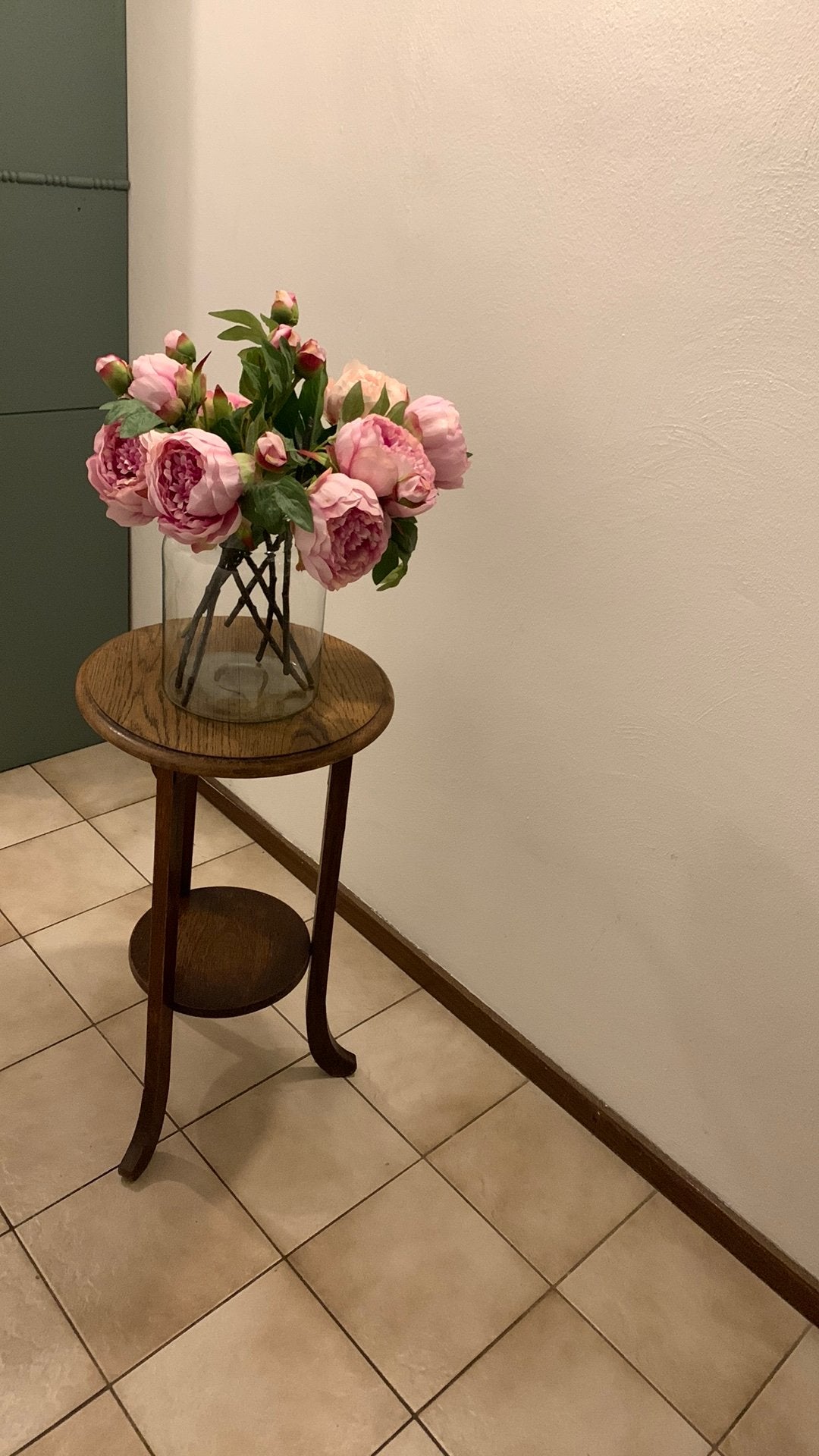 Kunstbloemen pioenrozen  8 takken, Binnen, Gebruikt, Roze, Verzenden