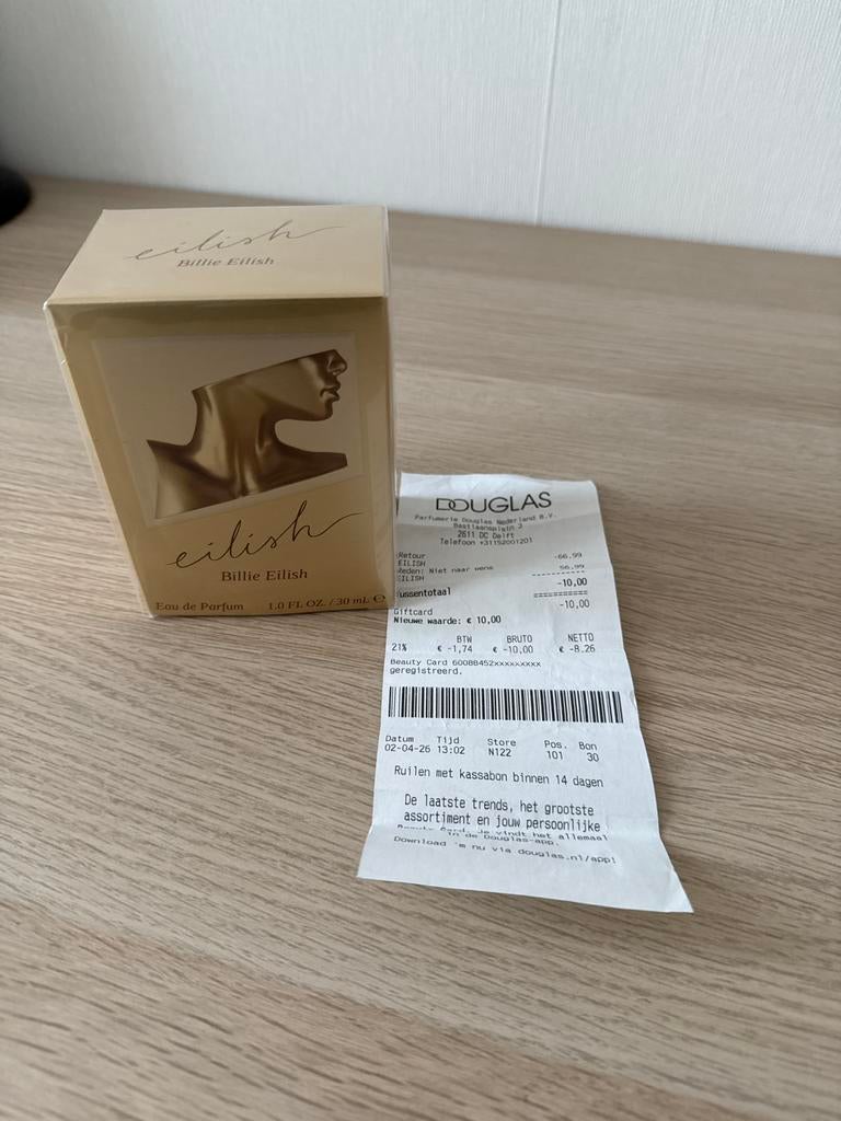Billie Eilish Parfum - Nieuw met bon, Ophalen of Verzenden, Nieuw