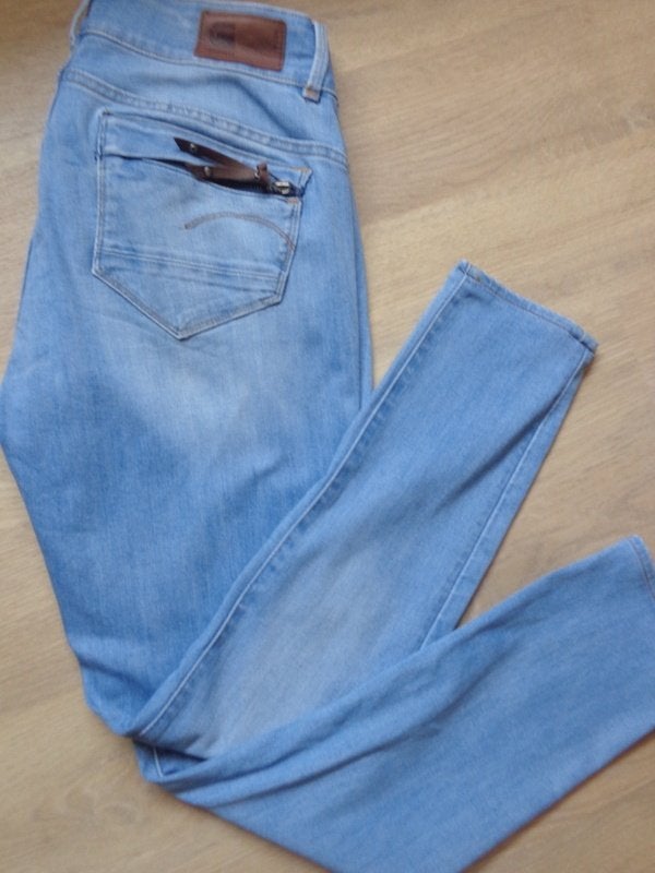 G-STAR midge cody mid skinny maat 29, G-STAR RAW, W28 - W29 (confectie 36), Gedragen, Verzenden
