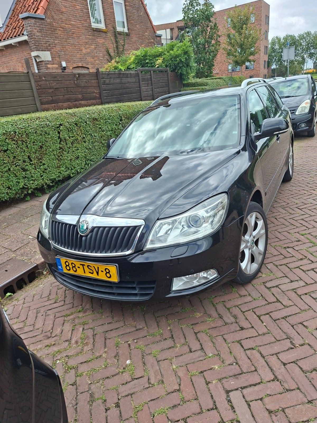 skoda octavia, Auto's, Automaat, Zwart, Stationwagon, Particulier