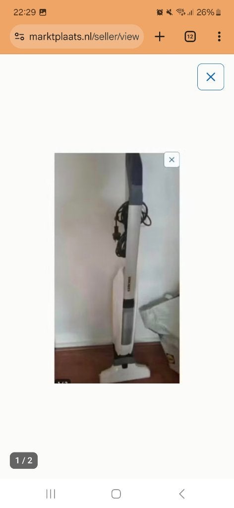 Karcher electrische dweil, Ophalen, Mop of Dweil