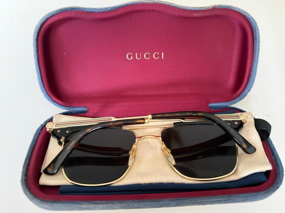 Gucci Zonnebril met Etui en Doekjes - Model GG0287S, Zonnebril, Zwart, Zo goed als nieuw, Ophalen