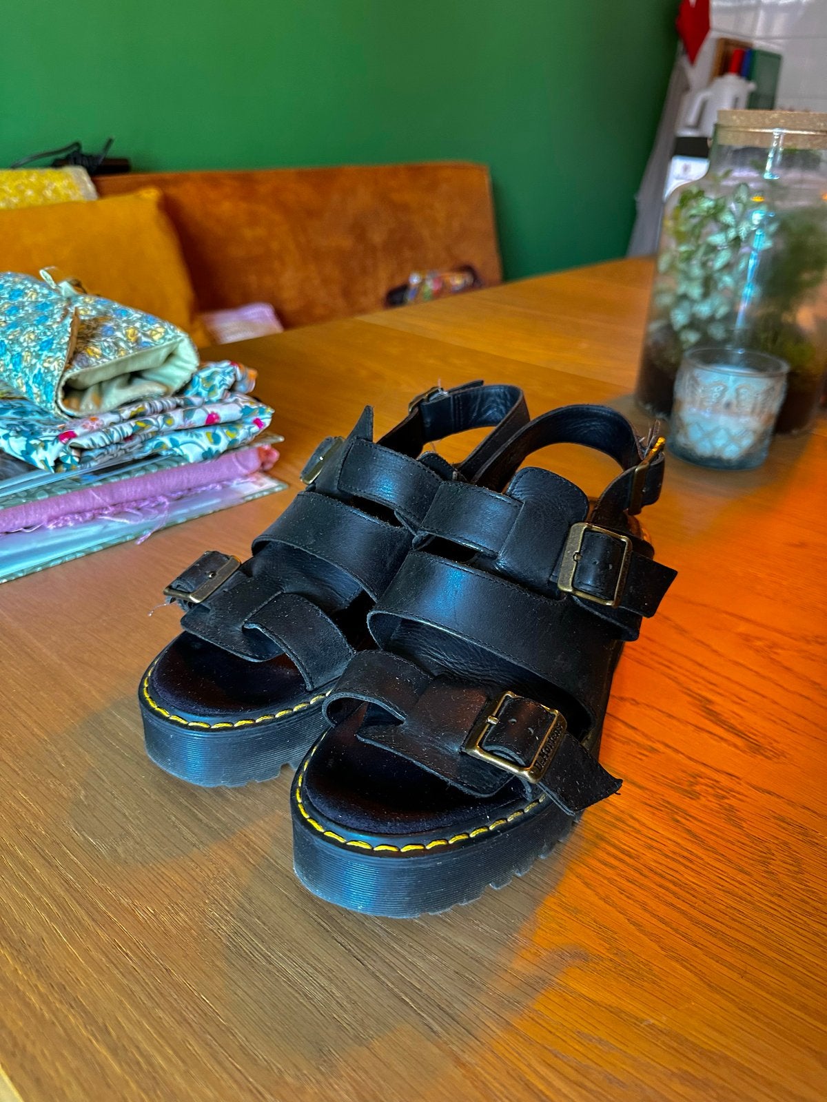 Dr Martens Ariel sandalen zwart leer maat 38, Kleding | Dames, Schoenen, Zwart, Gedragen, Sandalen of Muiltjes, Ophalen of Verzenden