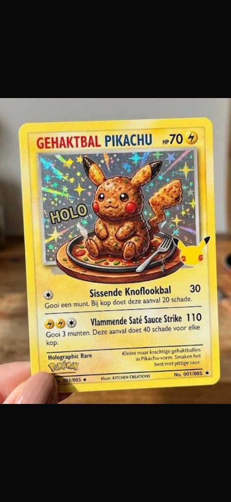 Pokémon Gehaktbal Celebrations 30th, Ophalen, Nieuw, Losse kaart