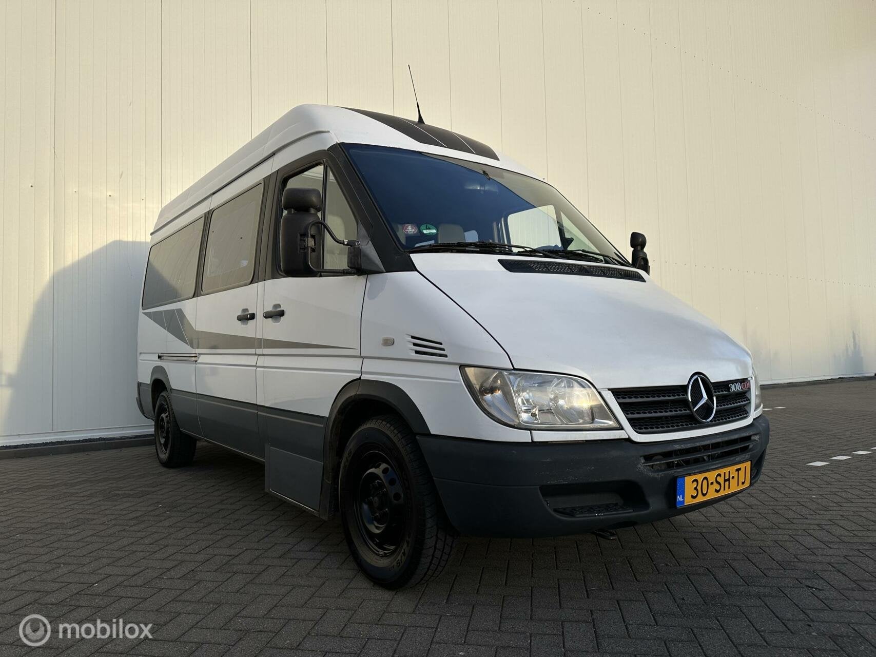 Mercedes 308 CDI Camper Airco Off grid Turbo Trekhaak Ideaal, Achterwielaandrijving, Gebruikt, Overige modellen, 2000 kg