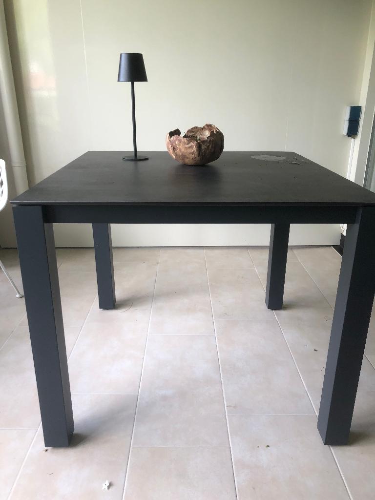 tuintafel, Ophalen, Zo goed als nieuw, Rechthoekig, Metaal