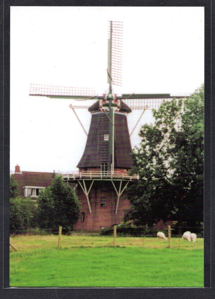 Molen; Korenmolen Eben Haëzer te Enumatil., Verzenden, 1980 tot heden, Ongelopen, Groningen
