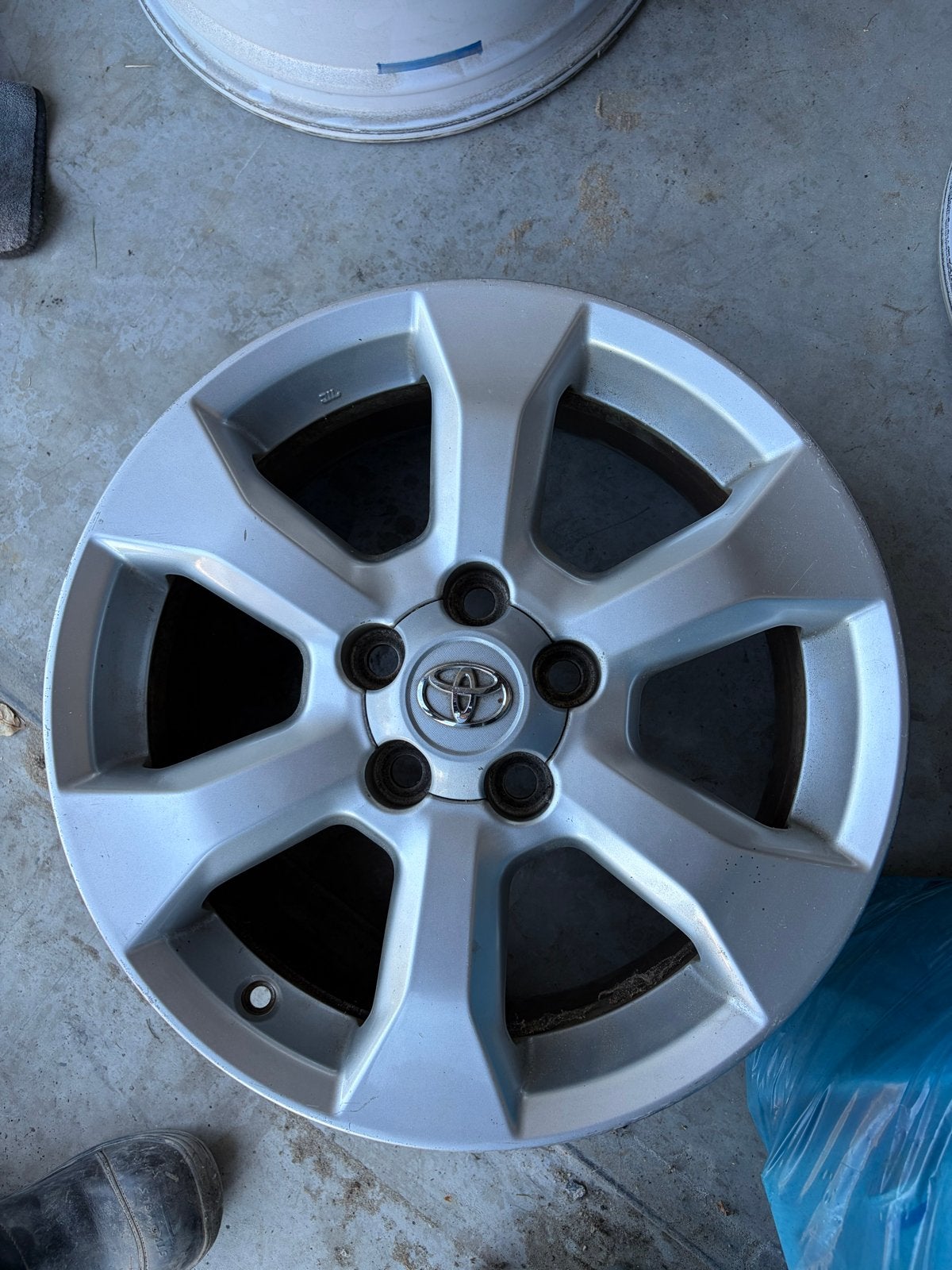 4x Toyota RAV4 velgen - 17 inch, Ophalen, Gebruikt, Velg(en), 17 inch